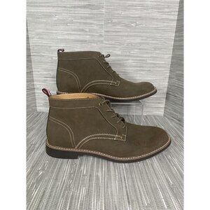 Tommy Hilfiger Mens Goah Chukka Dark‎ Brown Boots Lace Up Size 10.5